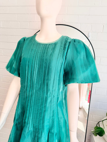 Aje Emerald Green Nova Midi Dress - Size 14