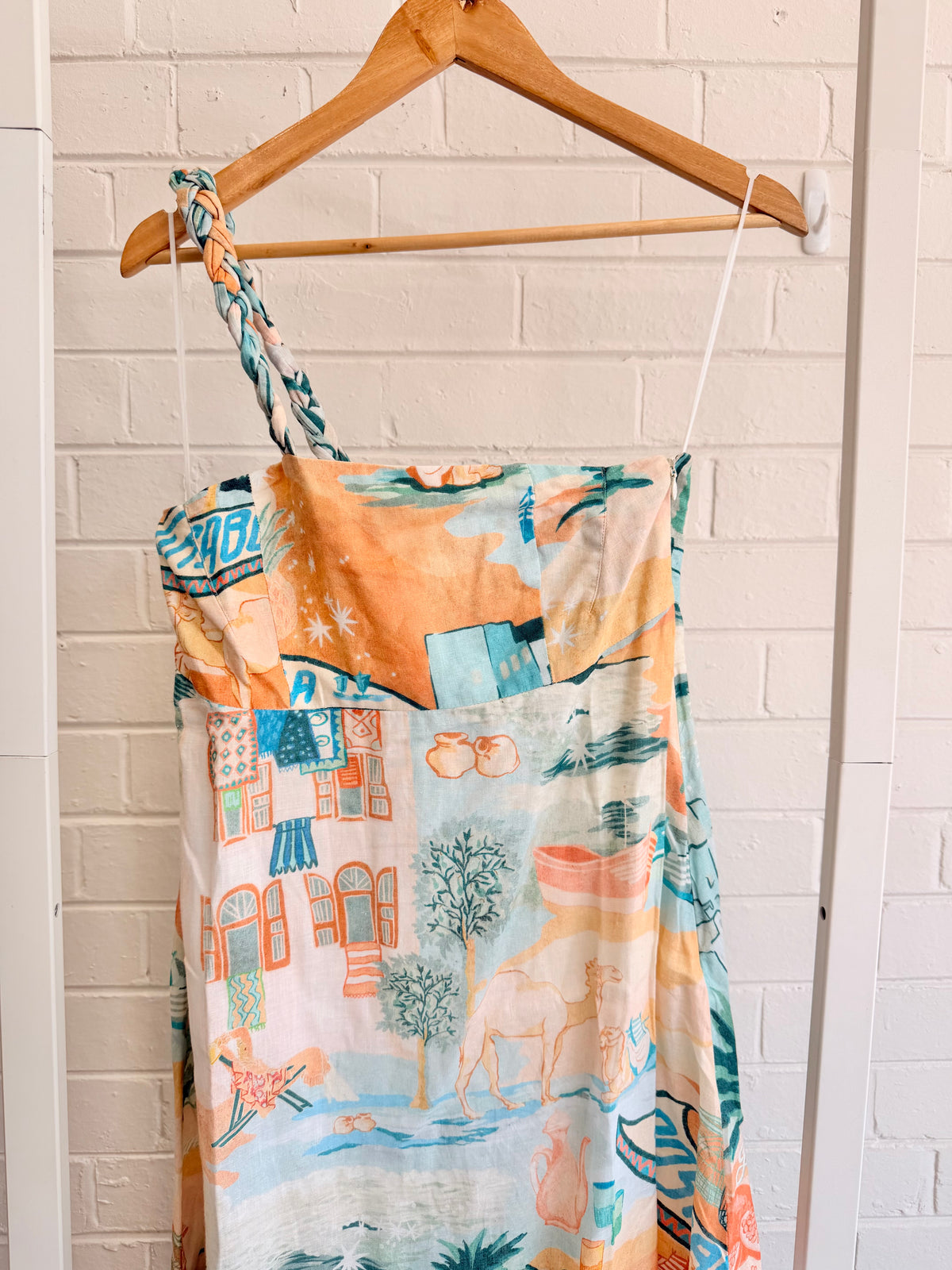 Kate Ford Palo Verde Braid Shoulder Dress - Size 2 (10)