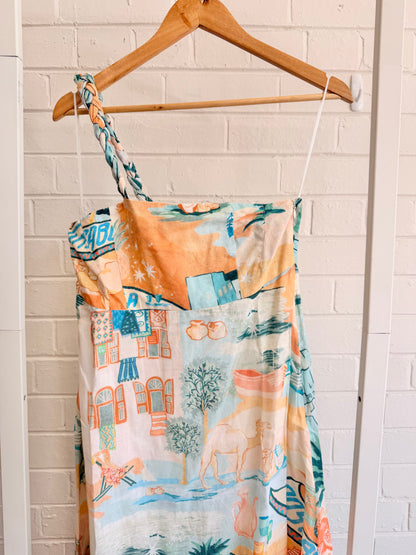 Kate Ford Palo Verde Braid Shoulder Dress - Size 2 (10)