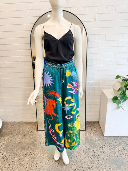 Alemais Guardian Silk Pants - Size 8