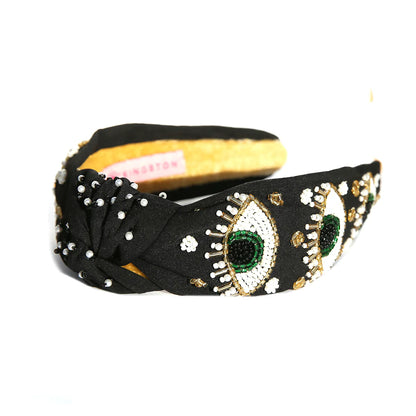 Kingston Beaded Black Eyed Headband