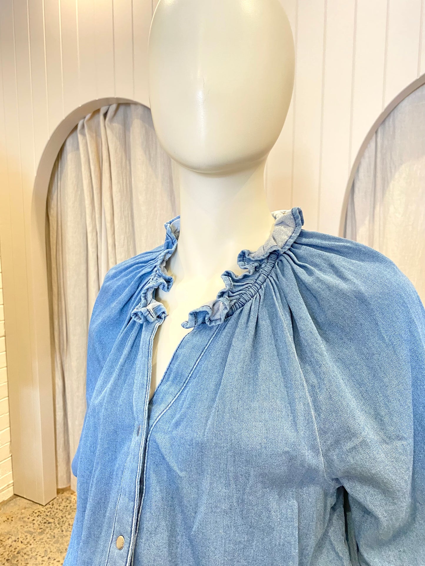 ba&sh Draco Shirt - Size 8