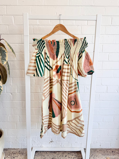 Frank & Dolly's Off Shoulder Mini Dress - Size XXS (8-10)