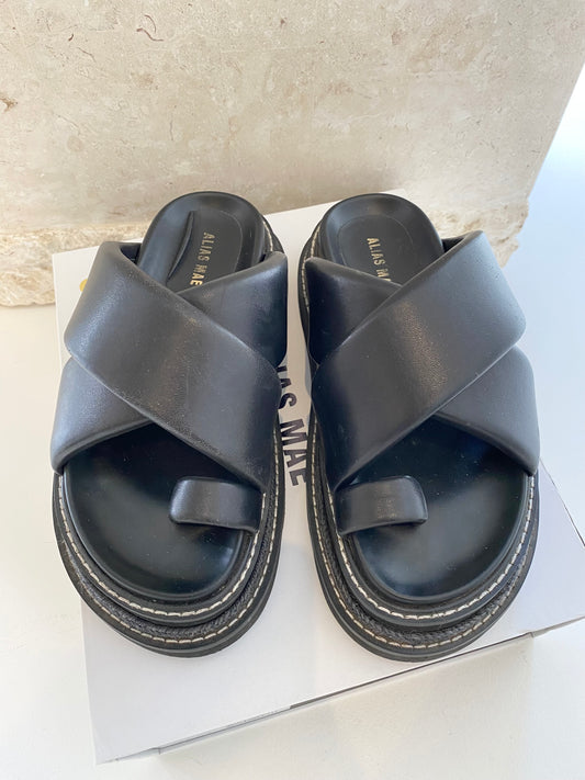 Alias Mae Venga Black Sandals - Size 37