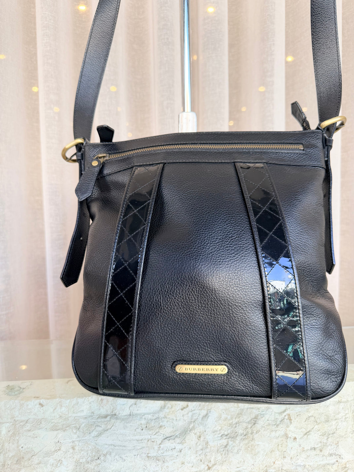 Burberry Black Nova Crossbody Bag