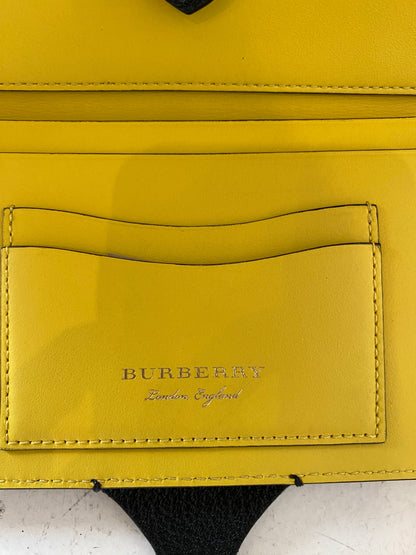 Burberry Black Equestrian Shield Continental Wallet