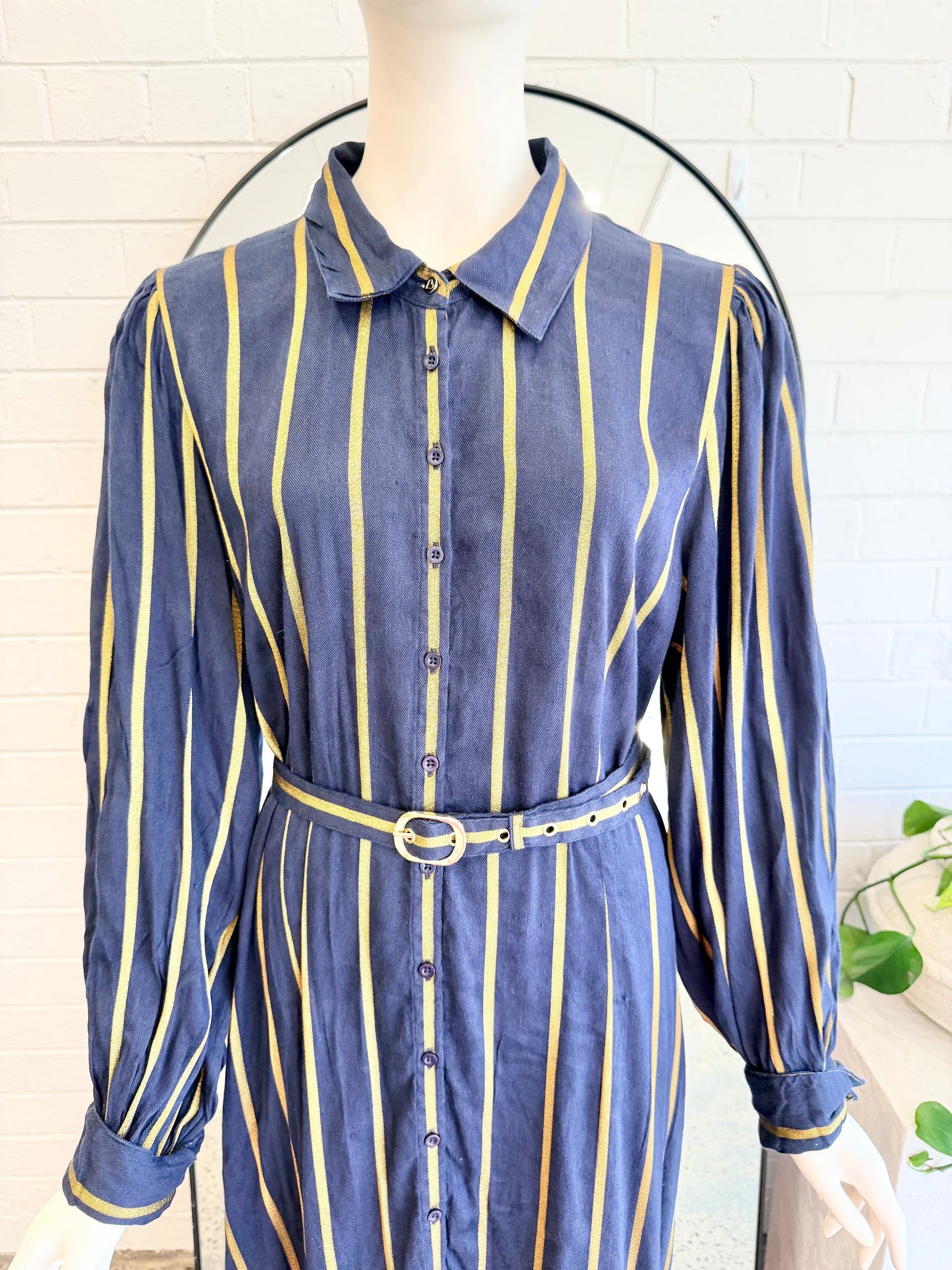 Allessandra Ink Soho Frankie Midi Dress - Size XL (14) - Perw-Loved Geelong