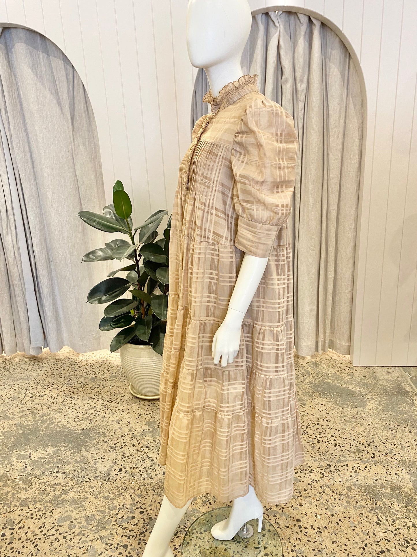 Birgette Herskind Rio Midi Dress - Size 12/14