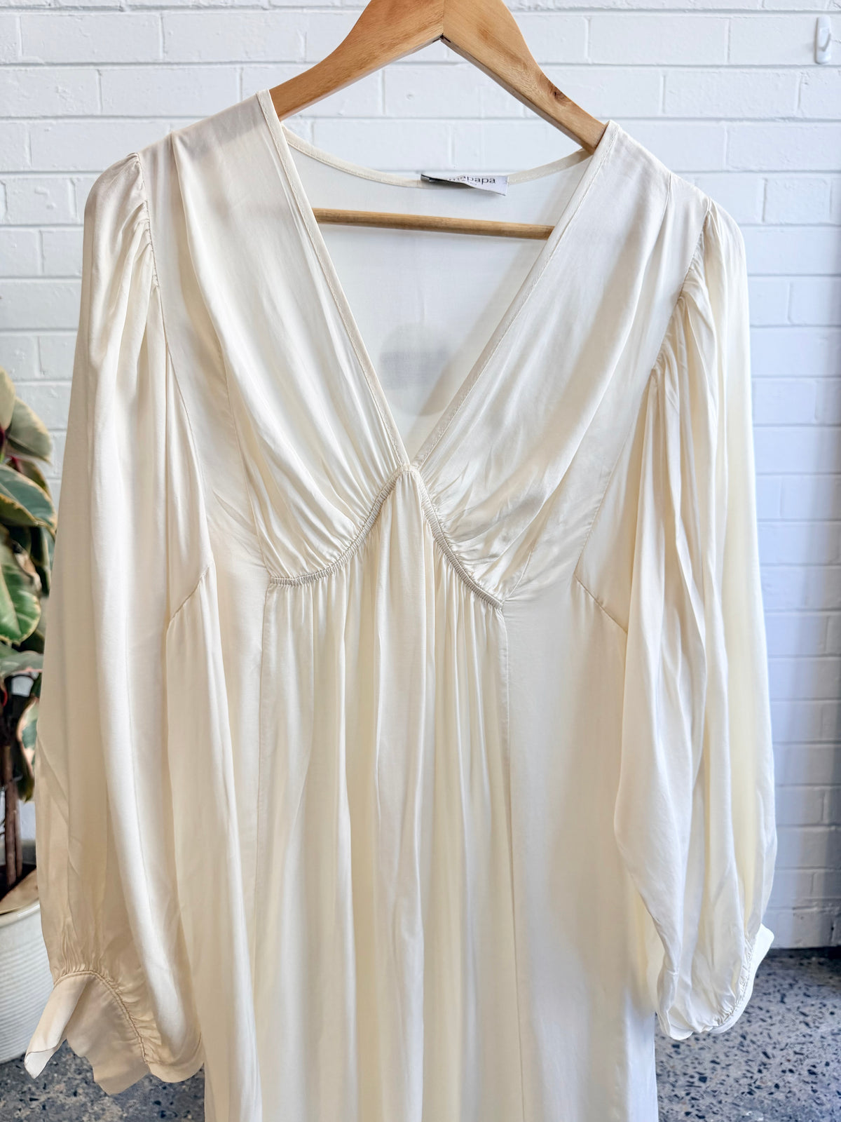 Mamapapa Ivory/Cream Boho Style Dress - Size 12-14
