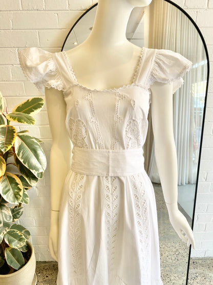 Binny White New Years Eve Sundress - Size 8