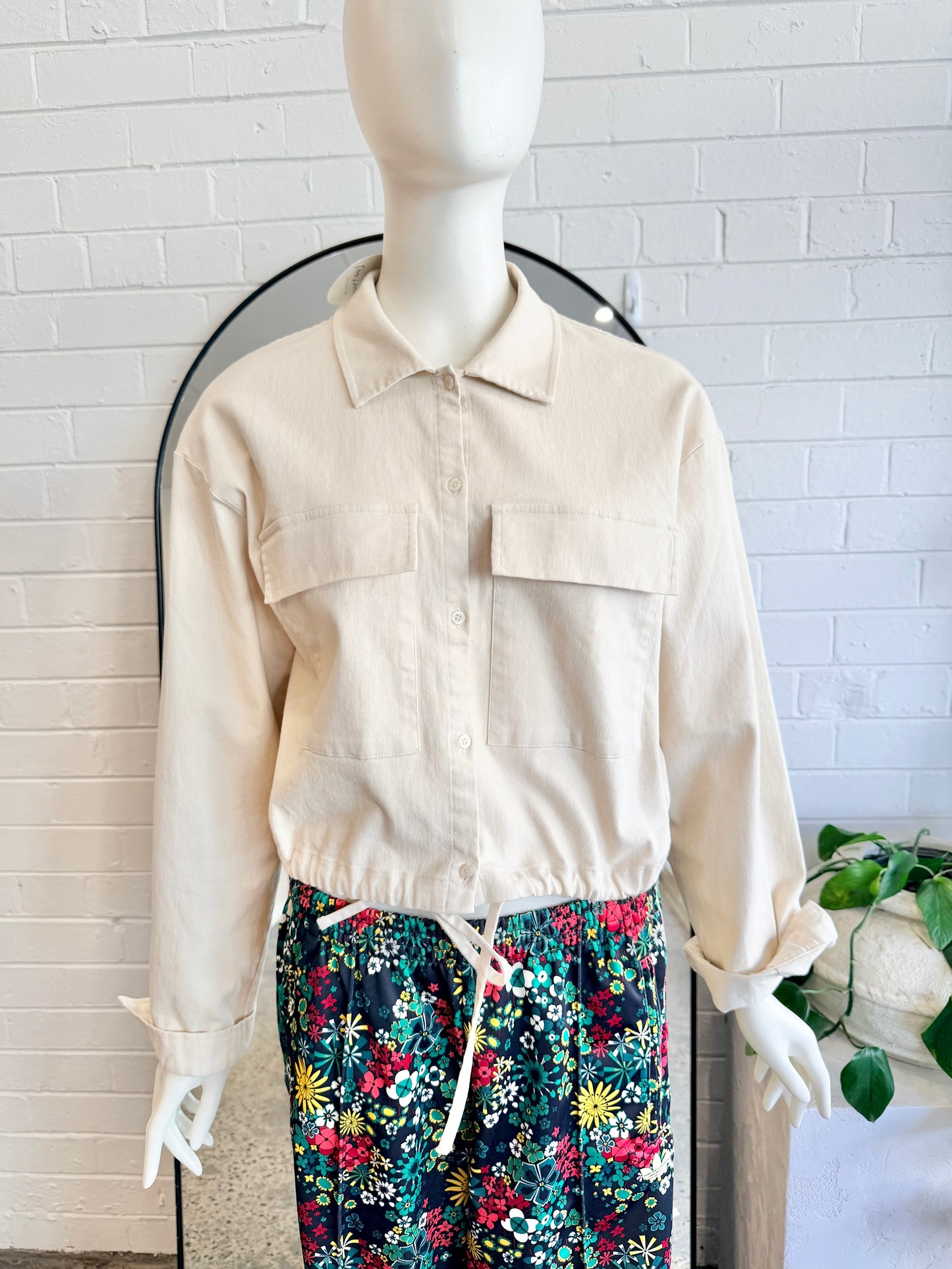 Allessandra Pebble Franklin Top/Jacket - Size S (8 - 10)