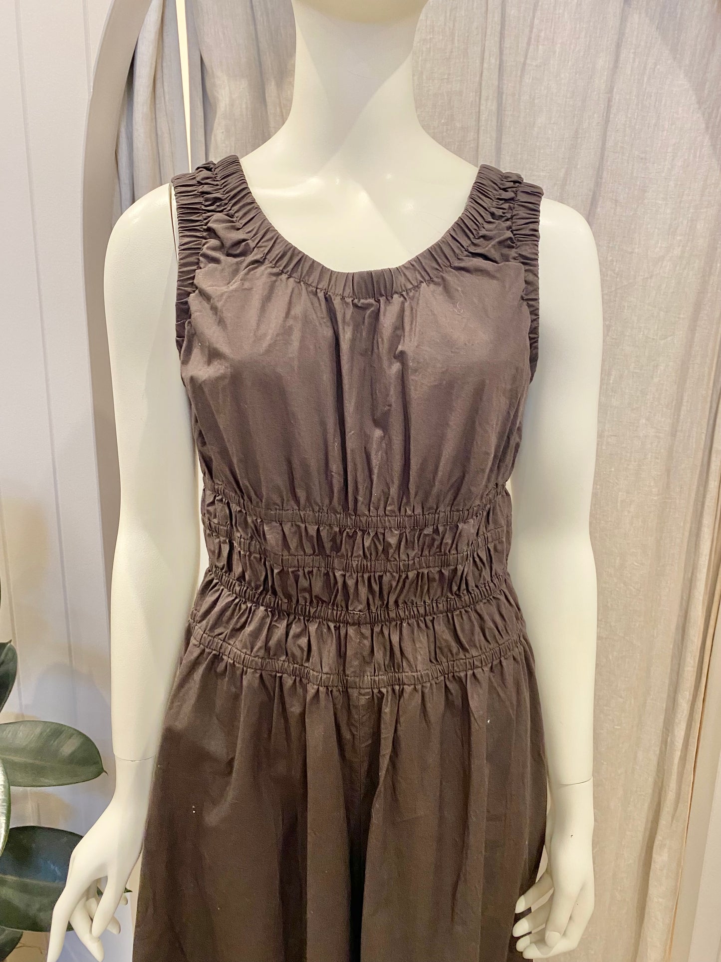 COS Chocolate Jumpsuit - Size 8