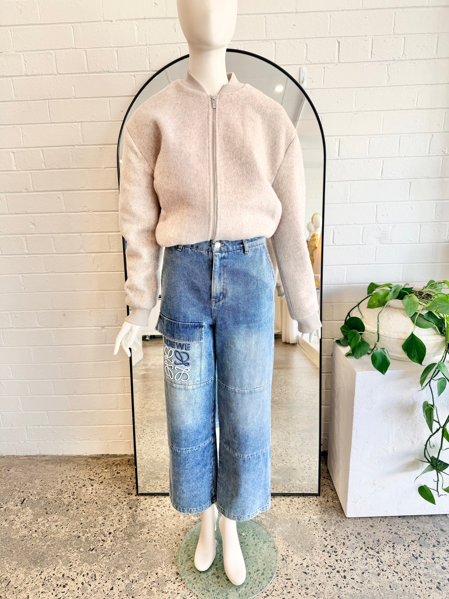 Loewe Blue Cargo Jeans - Size S (6 - 8)