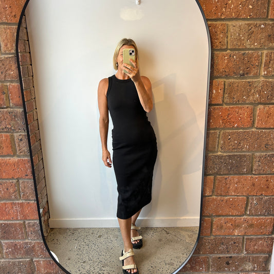 Country Road Black Midi Dress - Size XS