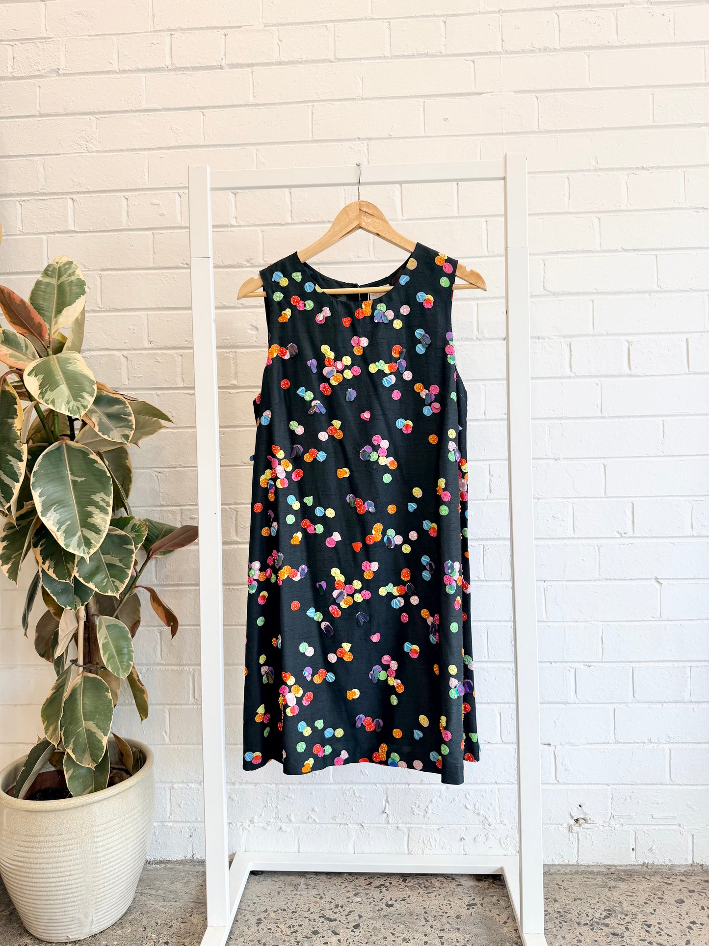 Gorman Confetti Hearts Shift Dress  - Size 10