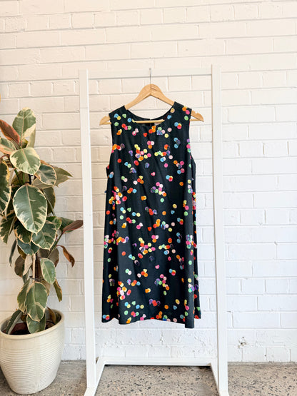 Gorman Confetti Hearts Shift Dress  - Size 10
