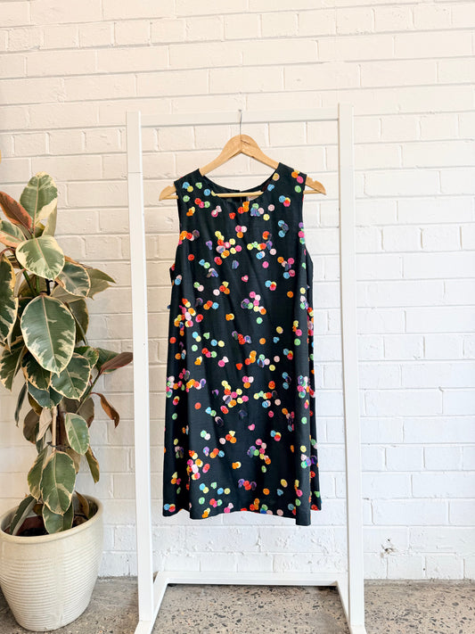 Gorman Confetti Hearts Shift Dress  - Size 10