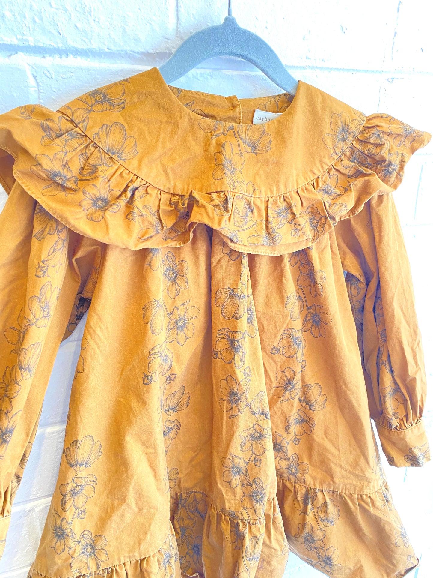 Carbon Soldier Brown Floral Dress - Size 5