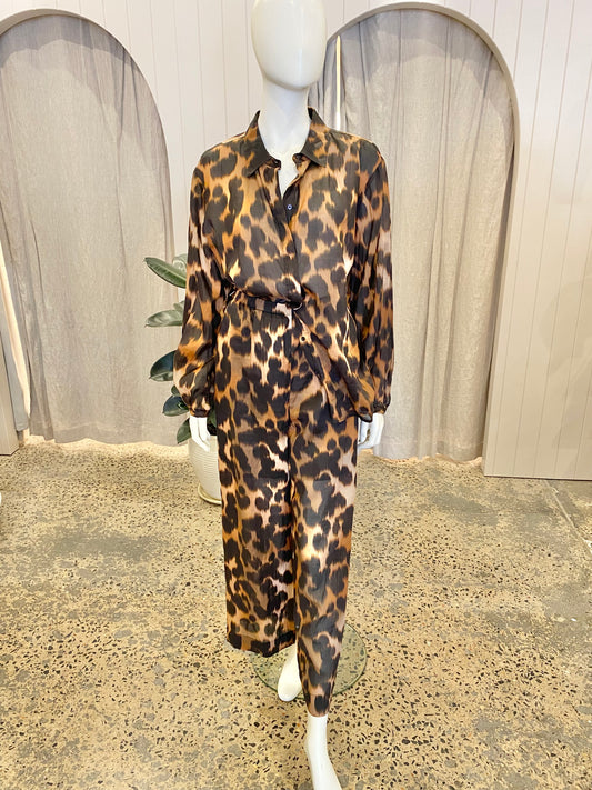 Country Road Animal Print Co-Ord Set - Size 12