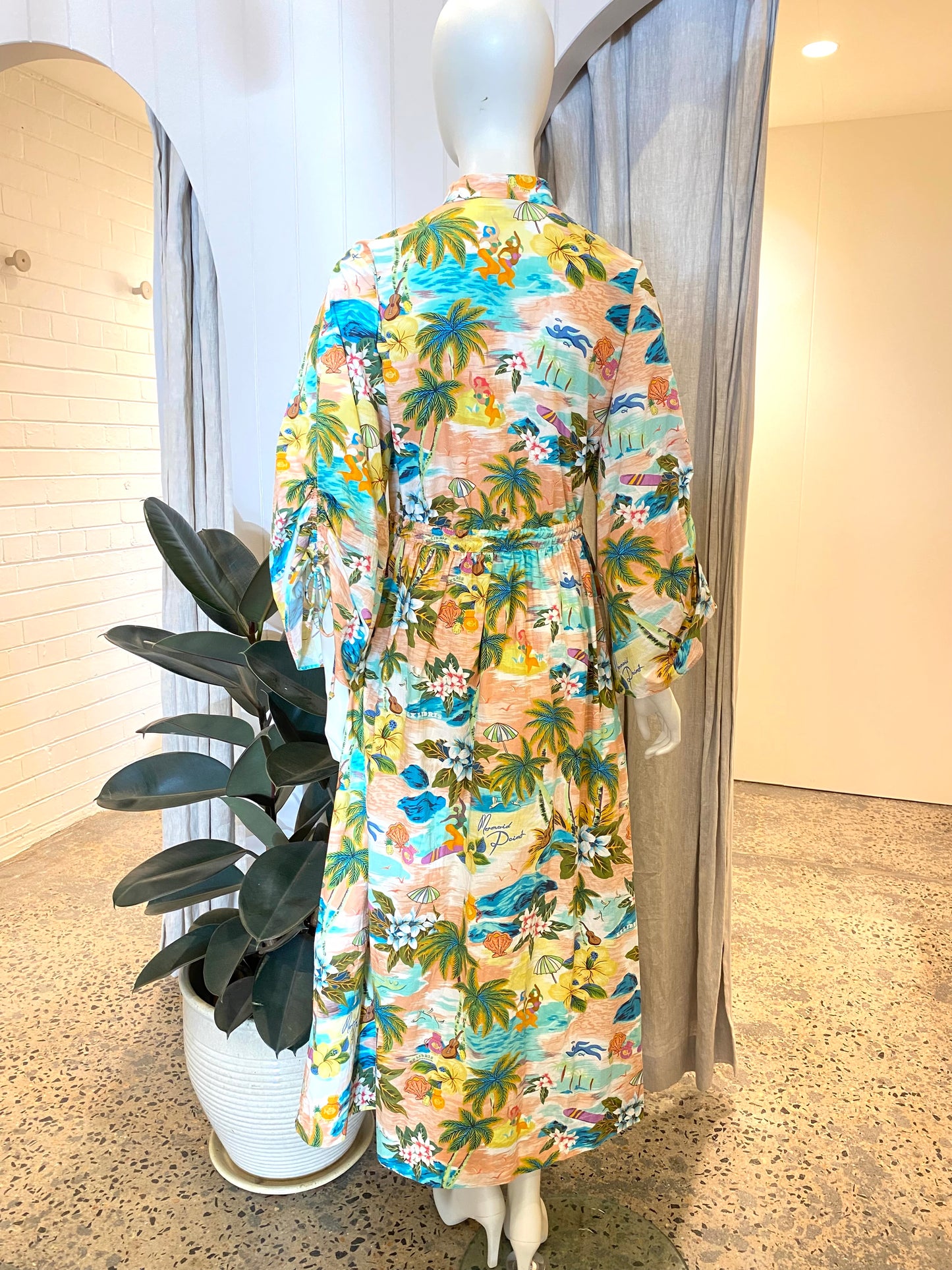 Alemais Mermaid Point Midi Dress - Size 10