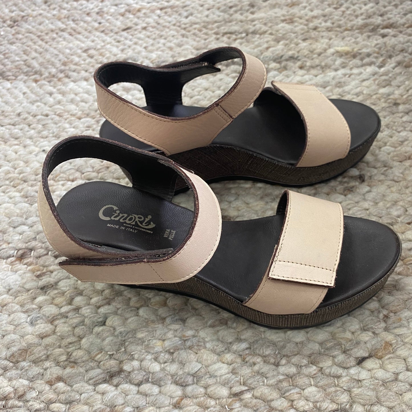 Cinori Brown Wedges - Size 38