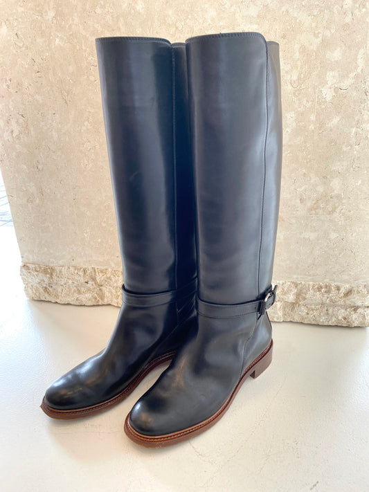 Celine Noir Riding Boots - Size 37.5