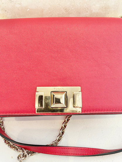 Furla Red Mimi Crossbody Bag