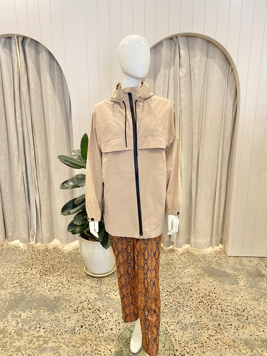 Burberry Equestrian Knight Hooded Parka Jacket - Size 10