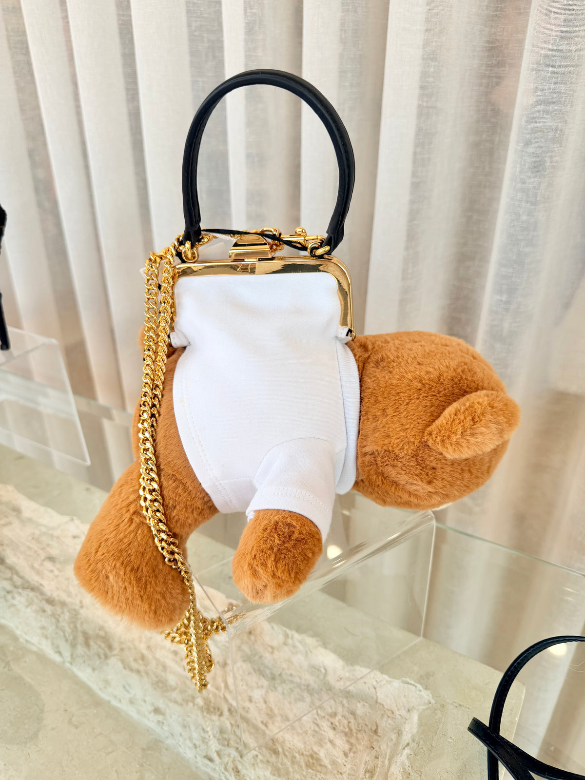 Moschino Plush Teddy Bear Bag