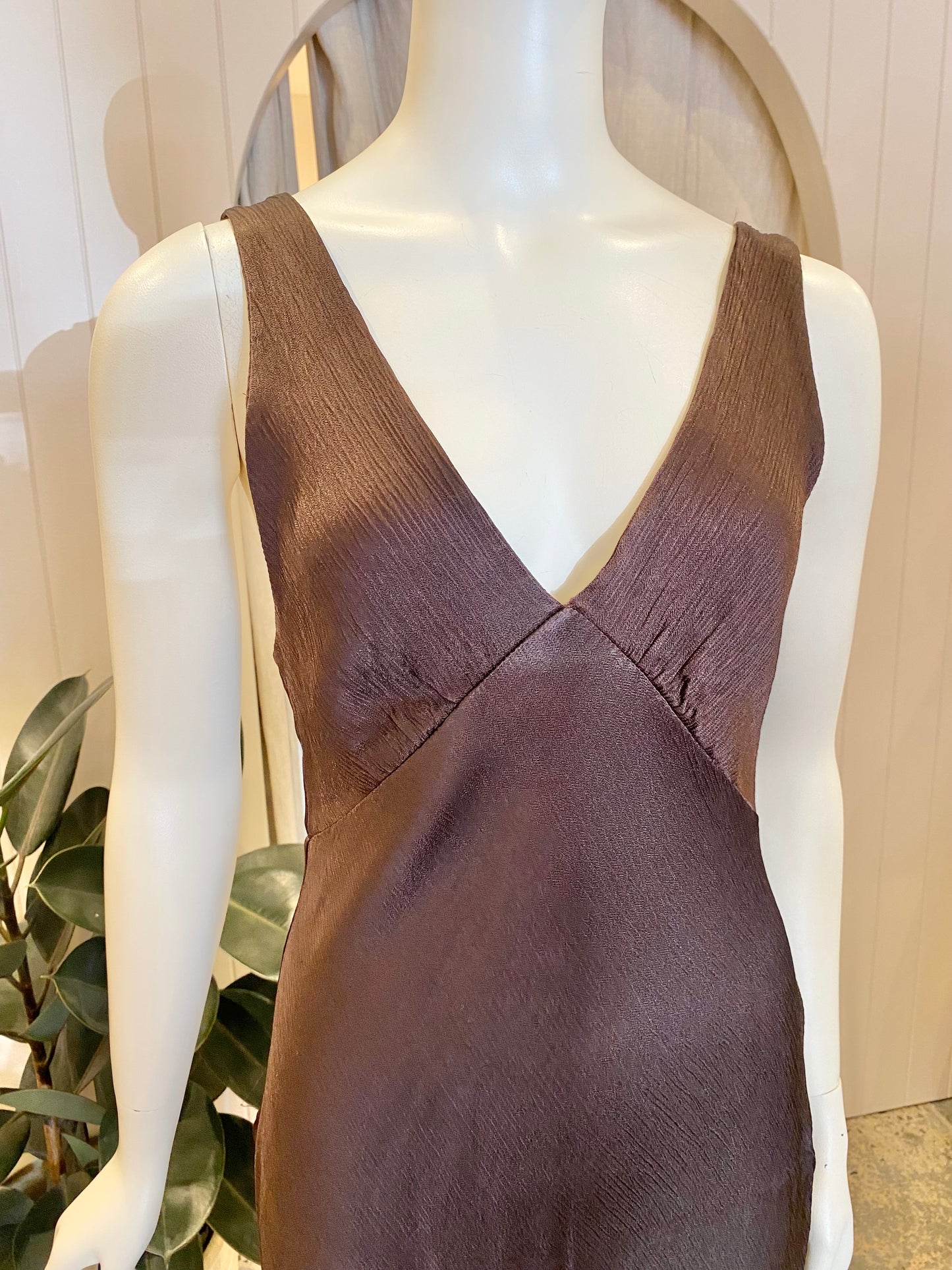 Bec & Bridge Moon Dance Verona Dress in Dark Chocolate - Size 12