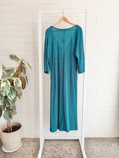 Hoss Emerald Glam Midi Dress - Size 12