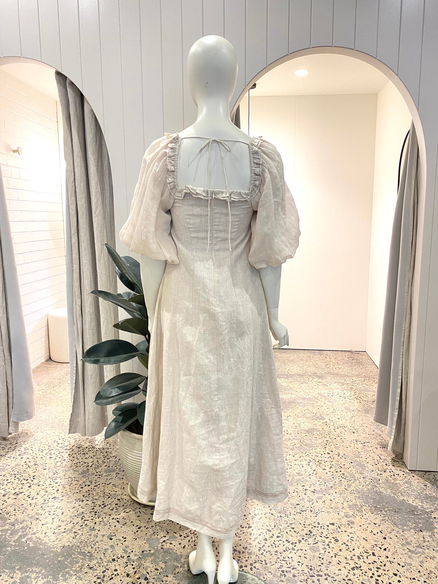 Joslin Rylee Linen Dress - Size 8