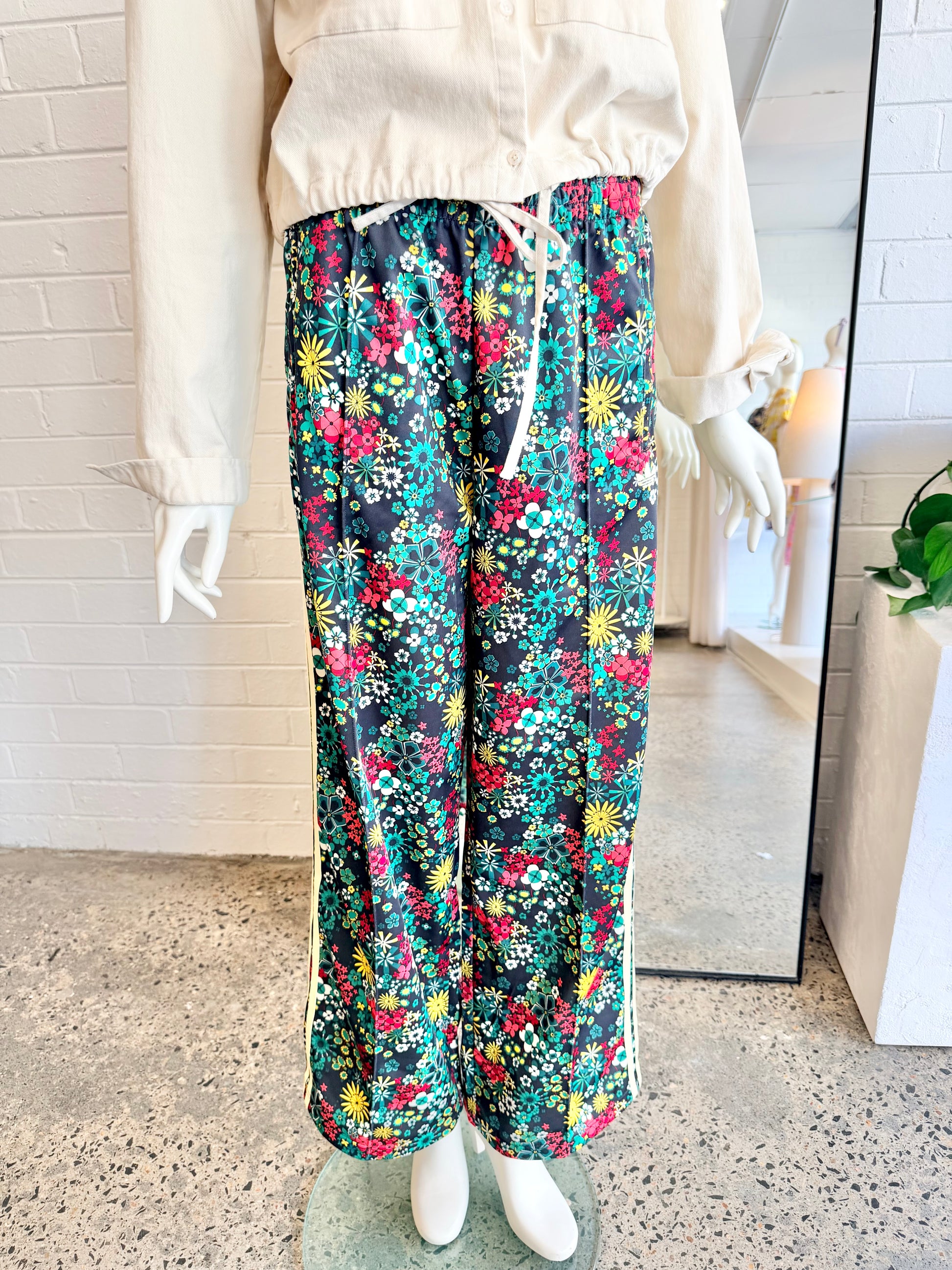 Adidas Originals x Liberty London Firebird Trackpants - Size 12-14 - Pre-Loved Geelong
