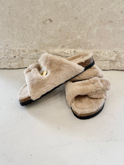 Ugg Beige Myla Slide On Slippers BNWT - Size 39