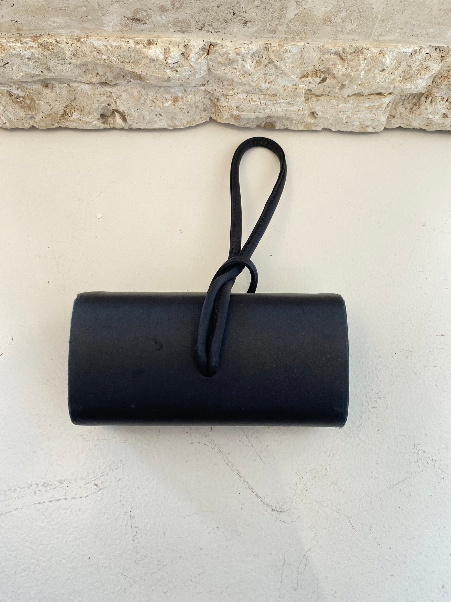 Gucci Black Satin Clutch