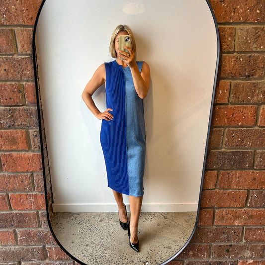 Missoni Shade of Blue midi dress - Size 8-12