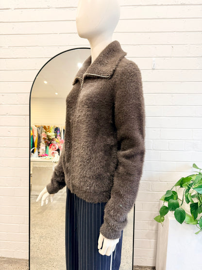 Review Chocolate Olena Cardigan - Size 10