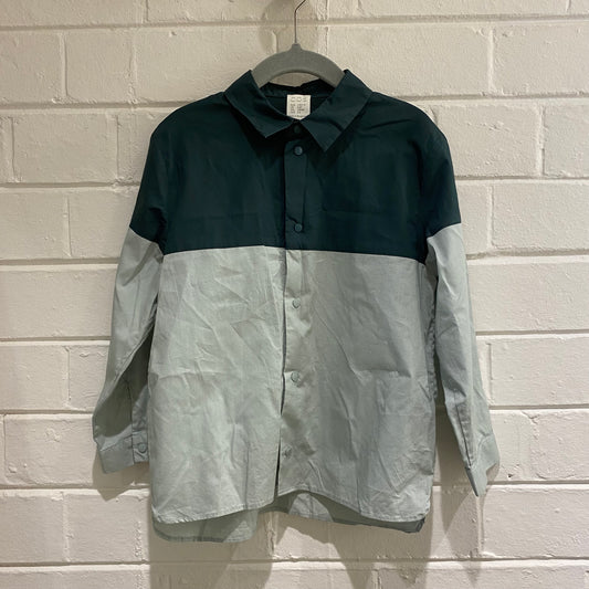 COS Contrast Green Shirt - 5-6yr