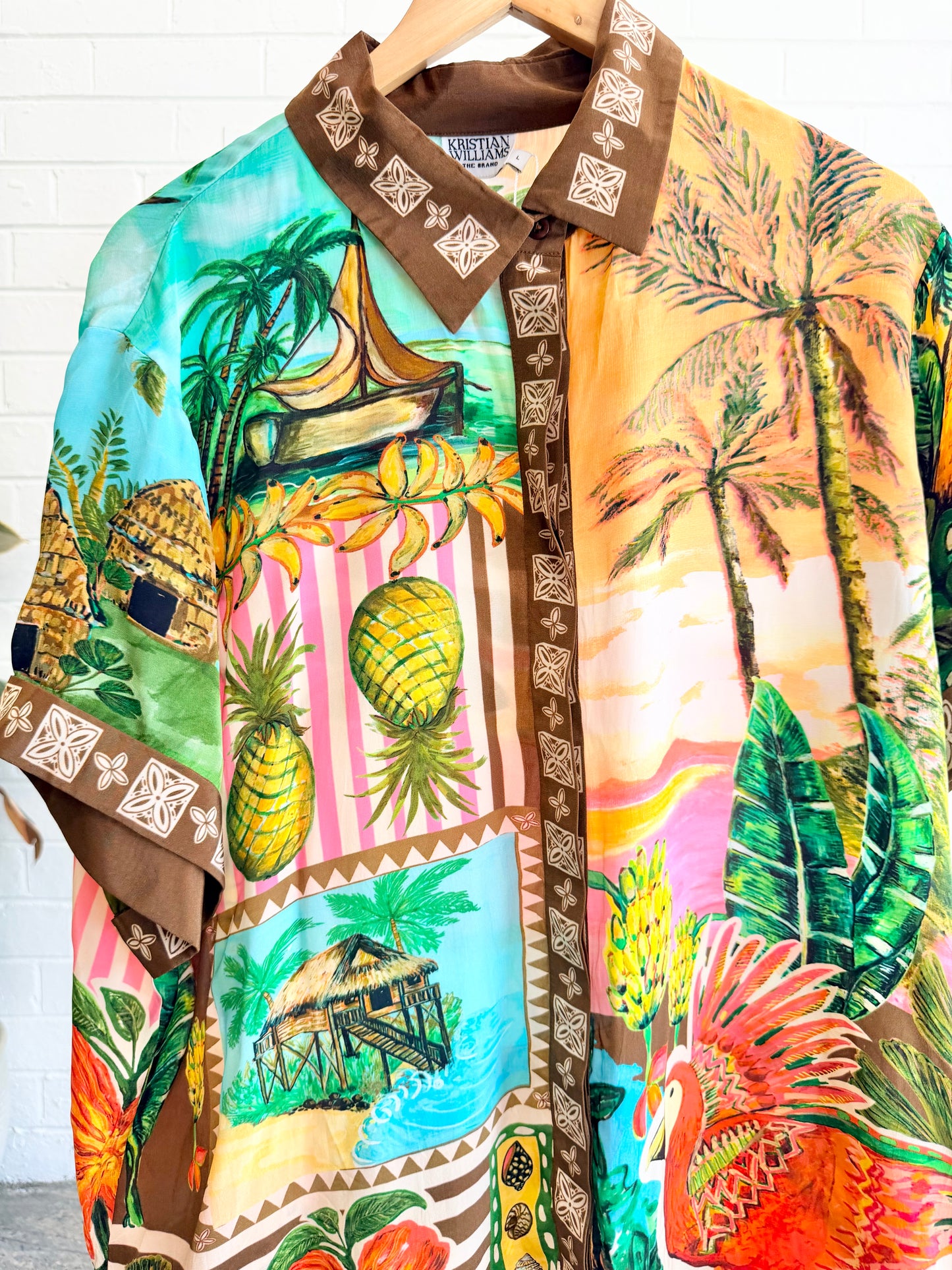 Kristian Williams Tropical Lodge Shirt - Size L (12)
