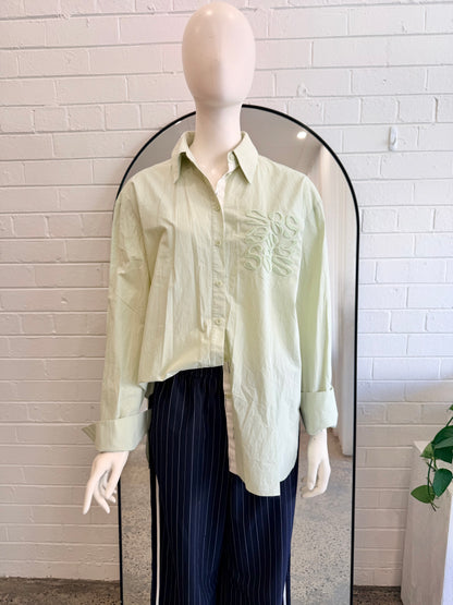 Sass & Bide Lazuli Shirt in Mint - Size 12