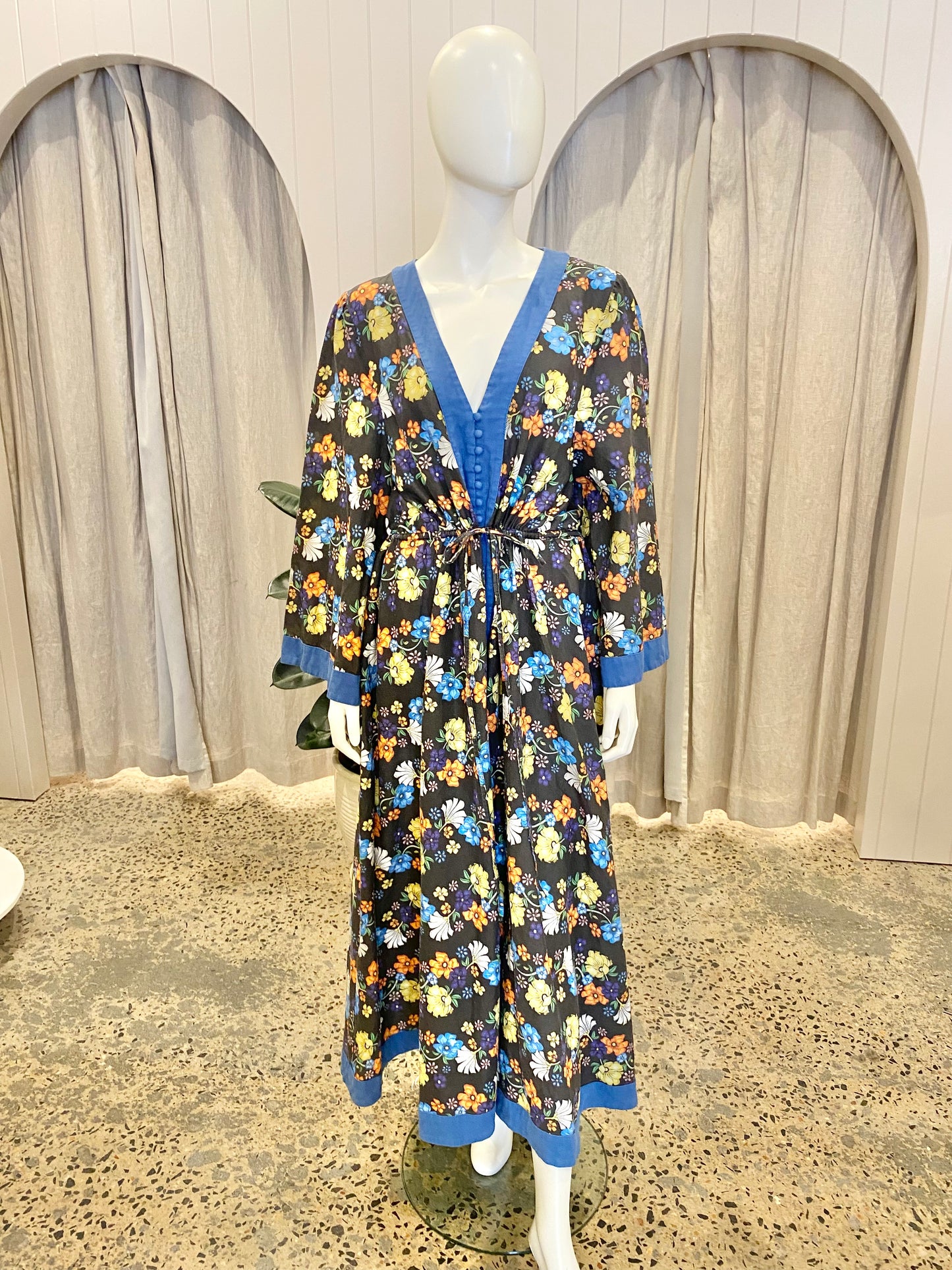 Bohamian Traders Fleur Kaftan Maxi Dress - Size 18