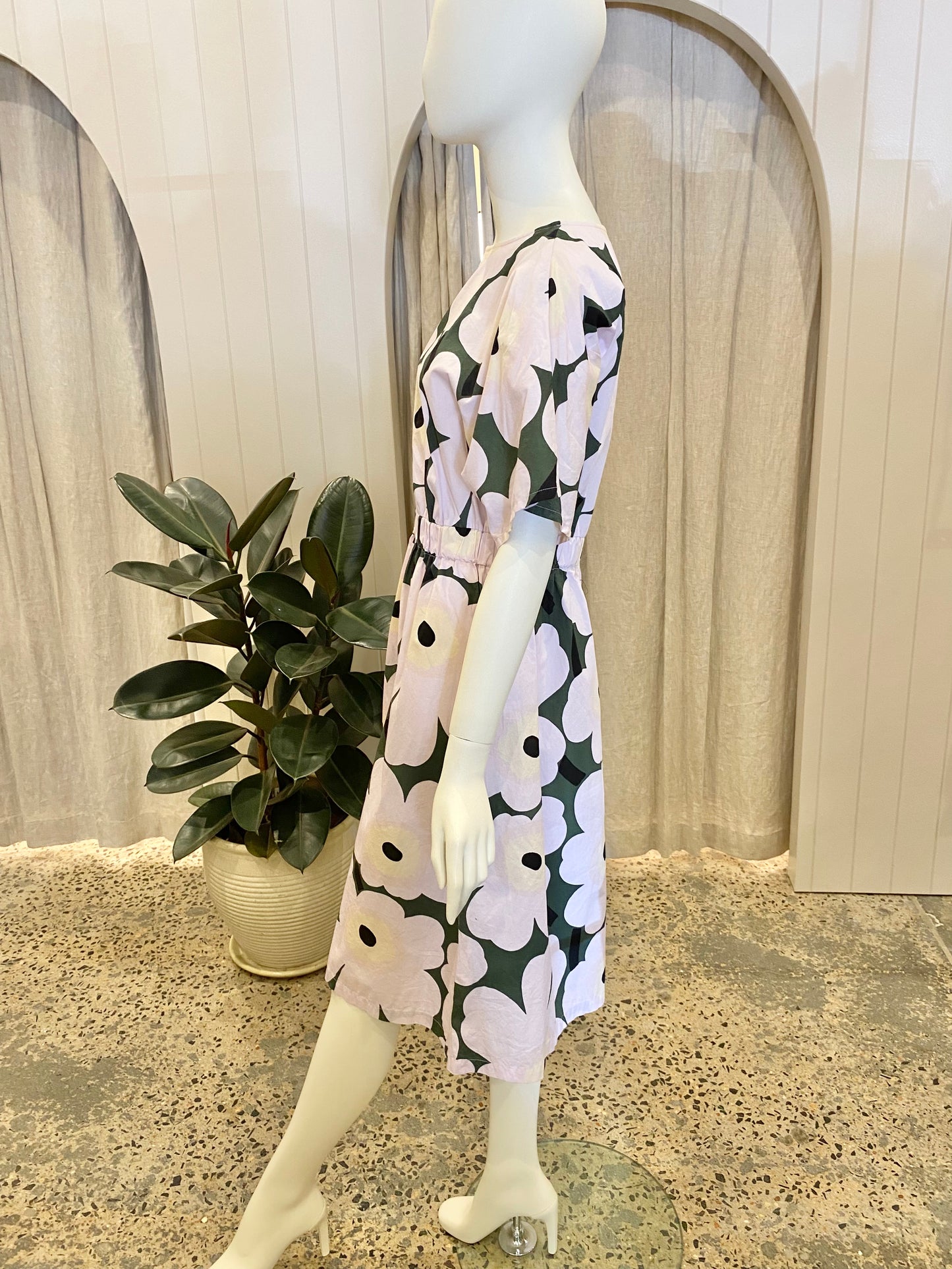 Marimekko Siloinen Pieni Unikko Dress - Size 12