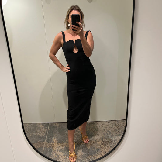 Camilla and Marc Black Brixton Dress - Size 6