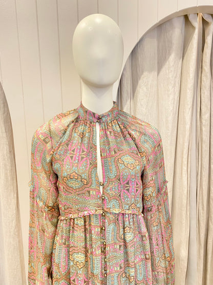 Tigerlily Marjorie Isla Maxi Dress in Taragon - Size 10