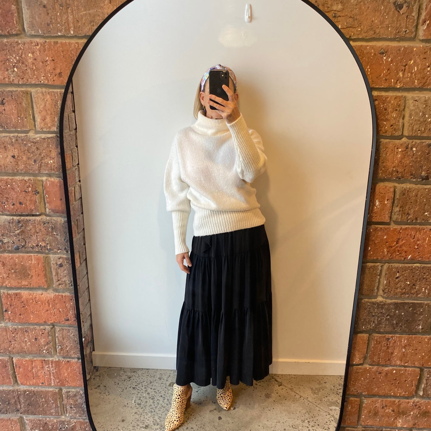 Country Road Funnel Neck Knit - Size 8