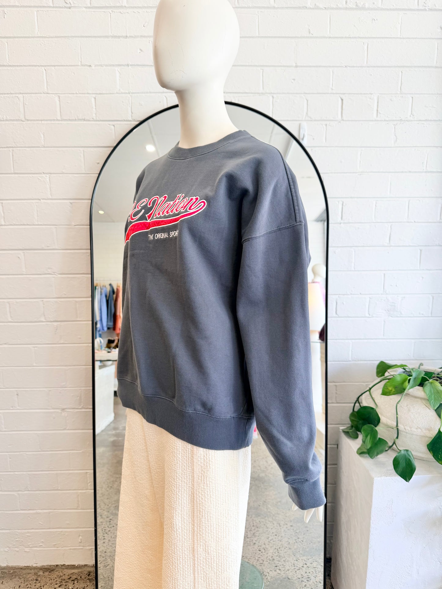 PE Nation Marine Blue Formation Sweat - Size M (10 - 12) - Pre-Loved Geelong 3