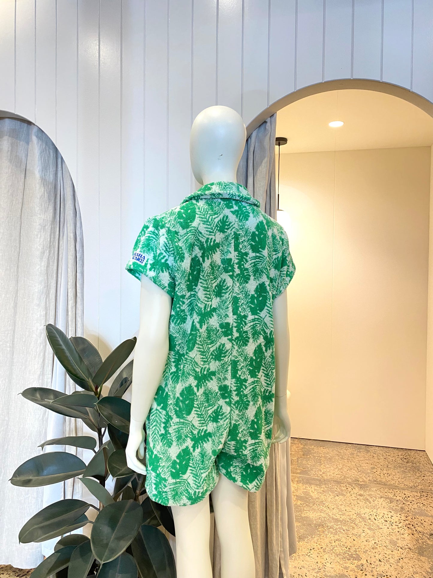 Cabana Ware Terry Towelling Playsuit - Size 12