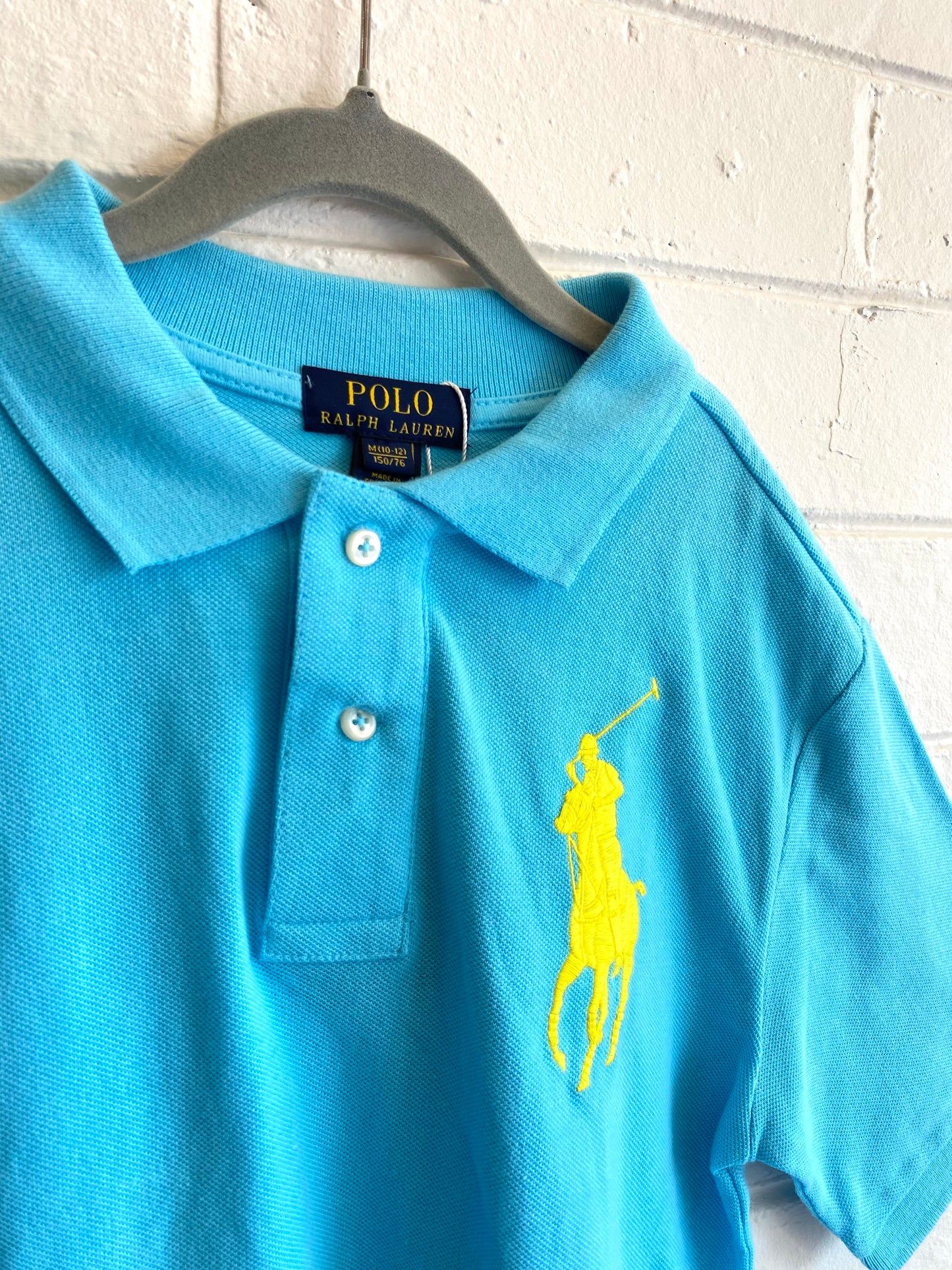 Ralph Lauren Polo Blue collar shirt - size 10-12
