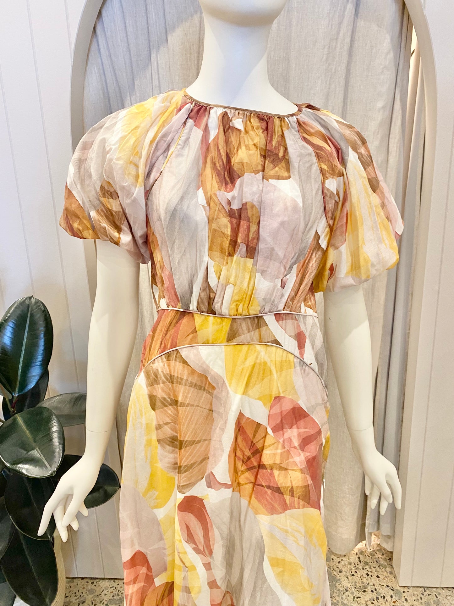 Morrison Anastasia Printed Maxi Dress - Size 0 (8)