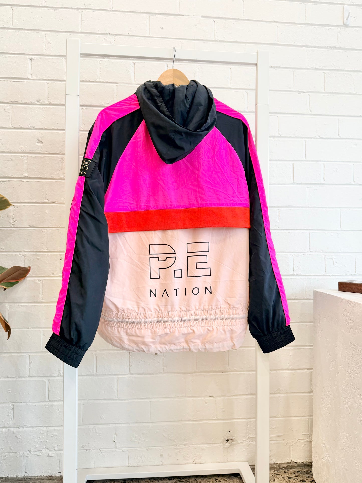 PE Nation Black/Pink Man Down Jacket - Size L (12)